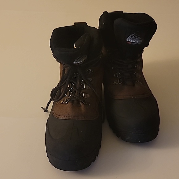 Itaska Brown Colored Rain Boots for work. Size 12 - Picture 2 of 7